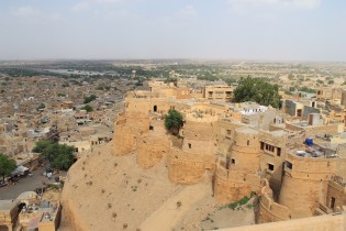 View from fort rooftop